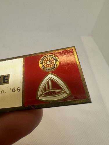 1966 Sports Car Club of America Snowflake Rally Badge Emblems