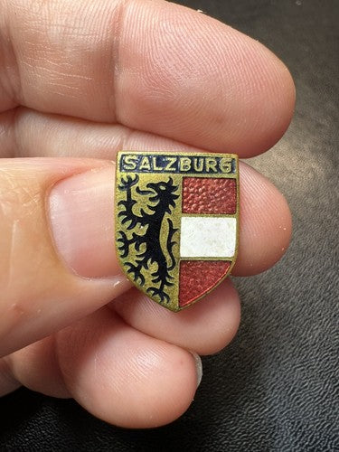 Vintage Austria Salzburg Metal Lapel Pin