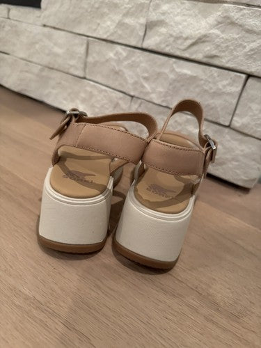 Sorel 2069731 Beige Day Spring Ankle Strap Sandal Women’s Size 6