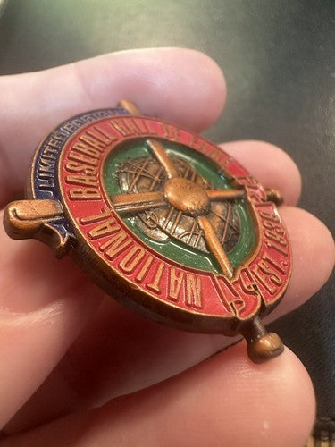 Vintage National Baseball Hall of Fame Lapel Hat Pin 1996 Limited Edition