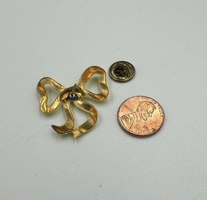 Yellow Ribbon Support the Troops Vintage Lapel Pin New Old Stock NOS