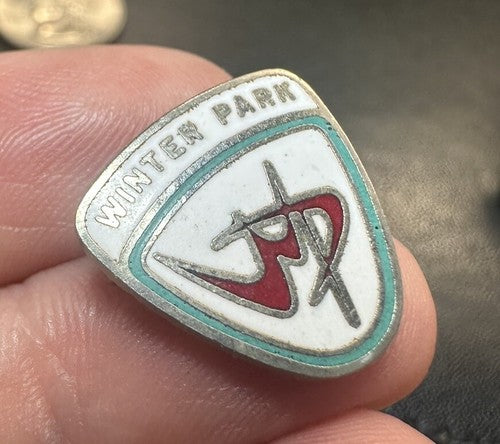 Vintage Winter Park Ski Enamel Pin Colorado Ski Resort Ski Area