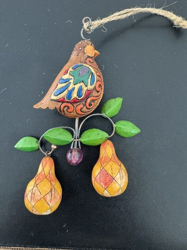 5" PARTRIDGE IN A PEAR TREE Jim Shore Heartwood Creek 12 Days of Christmas Orn.