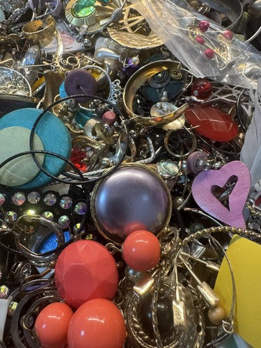 Vintage to Modern SINGLE Earring Lot Pierced Craft RePurpose Stud Dangle 1 Lb