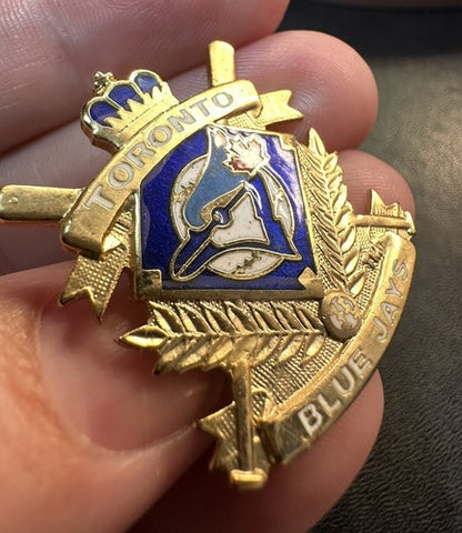 Toronto Blue Jays Souvenir Lapel Pin Canada 1990 MLB Baseball Peter David
