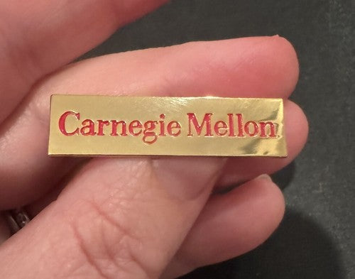 Carnegie Mellon University Lapel Pin Pittsburgh Pennsylvania