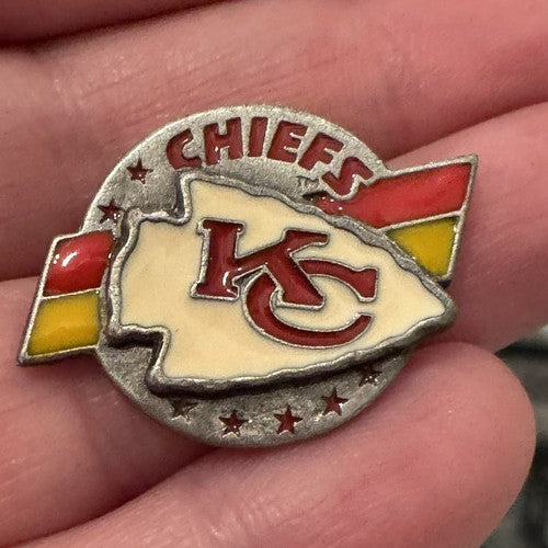 Vintage Kansas City Chiefs Arrowhead Logo Lapel Pin
