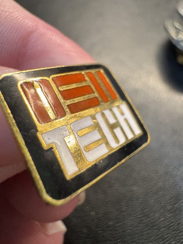 Vintage OSU TECH Oklahoma State University Pin Cowboys Enamel Lapel Hat