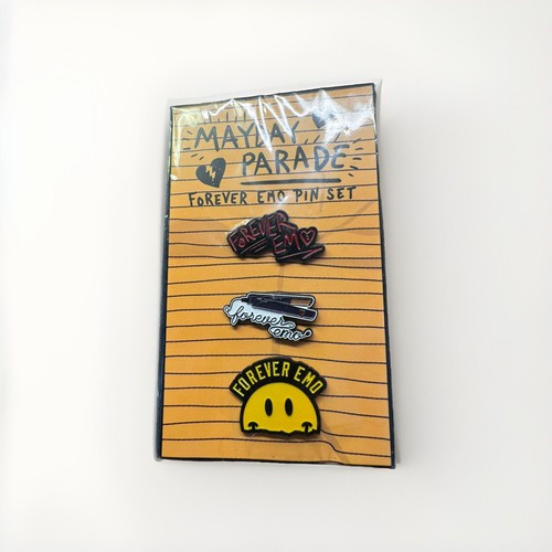 MAYDAY PARADE Forever Emo Pin Set - 3 Piece Set - Excellent Condition
