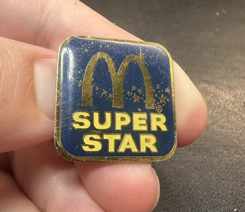 Vintage McDonald’s Super Star Employee Lapel Hat Pin