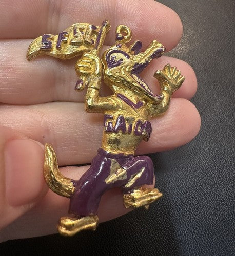 Vintage San Francisco State College University Gators Pendant Charm SFSC SFSU