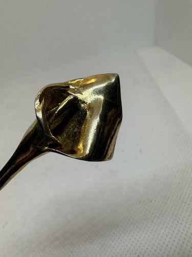 Vtg Zolotas Gold Tone Calla Lily Brooch Flower