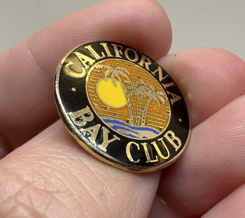 Vintage CALIFORNIA BAY CLUB Lapel Pin RARE