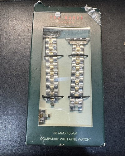Ted Baker Strap for Apple Watch - Mixed Metal Crystal 38 MM/40MM with Extra Link
