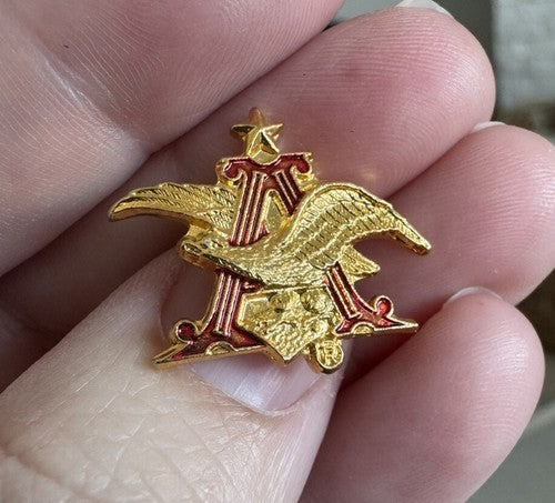 Anheuser~Busch Budweiser A & Eagle Metal Lapel / Hat / Tie Pin