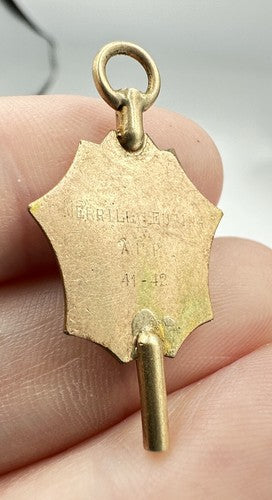 1941-42 University Of Missouri Sophomore Council Key Charm Fob Alpha Gamma Rho