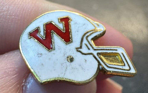 Wisconsin Badgers University of Wisconsin Football Helmet Lapel Pin Tie Tack