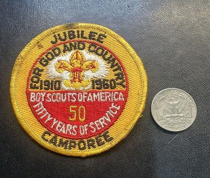 1960 Boy Scout Jubilee Camporee Patch