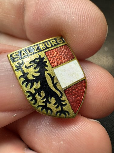 Vintage Austria Salzburg Metal Lapel Pin
