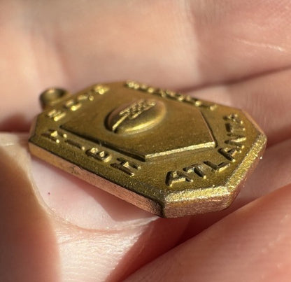 RARE Atlanta Georgia Boys High School Football Charm Pendant Award