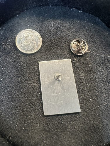 Red Cross Lapel Pin Blood Donor Answer the Call! Commemorating 1932 Poster RARE