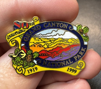Arizona Grand Canyon National Park Lapel Pin 80th Anniversary 1919 1999