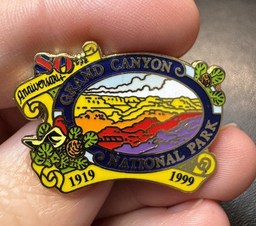 Arizona Grand Canyon National Park Lapel Pin 80th Anniversary 1919 1999