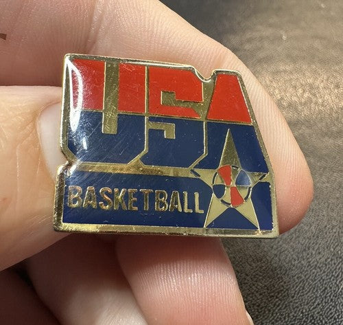 Vintage USA Basketball Olympic Pin