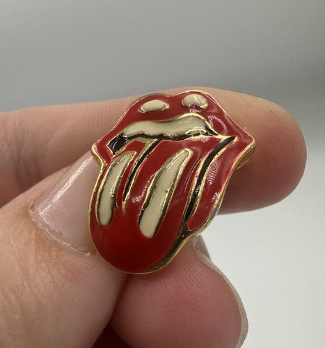 Rare Rolling Stones Mini Classic Enamel Pin - Vintage Pin - TS & I Prov RI