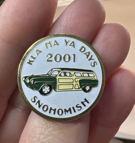 SNOHOMISH KLA HA YA DAYS 2001 WASHINGTON TIE TAC Tack Pin MA NA