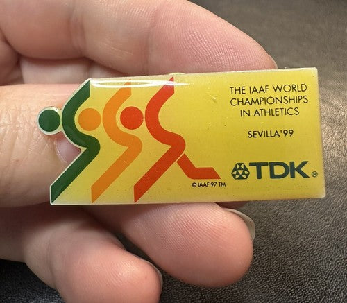 IAAF World Championships in Athletics Pin 1999 Sevilla Spain Badge Seville