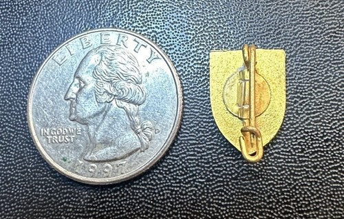 VINTAGE CHAMPAGNE CREST INSIGNIA BADGE FRANCE PIN