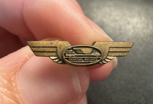 Vintage Frontier Airlines Tiny Employee Service Lapel Pin - Circa 1950's