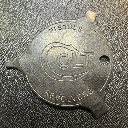 Vintage Colt Firearms Advertising Keychain Screwdriver Pistols Revolvers Guns
