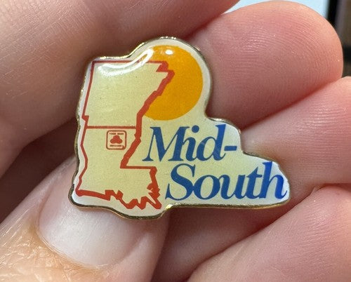 Vintage State Farm Insurance MID-SOUTH Region Lapel Pin ARKANSAS LOUISIANA