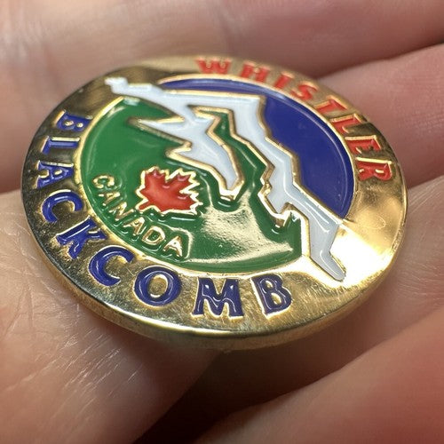 Blackcomb Mountain - Whistler B.C. Canada Ski Skiing Tourist Travel Souvenir Pin