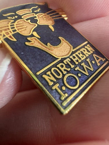 Vintage UNI University of Northern Iowa Panthers Lapel Pin