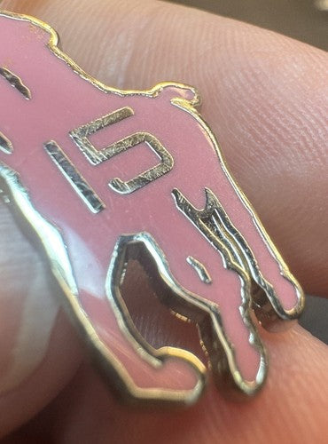 Breast Cancer Awareness Pink Polo Pony 15 Anniversary Lapel Pin Ralph Lauren