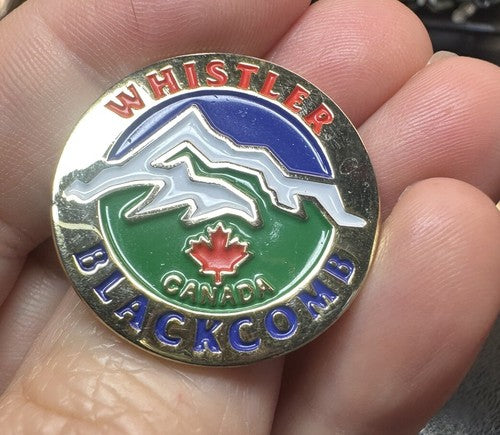 Blackcomb Mountain - Whistler B.C. Canada Ski Skiing Tourist Travel Souvenir Pin