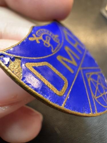 US Army Oklahoma Military Academy Insignia Collar Pin DI - NS Meyer