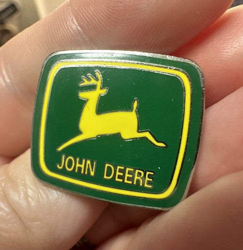John Deere 1968 - 2000 Leaping Deer Logo Hat Lapel Pin Buckles of America Tie