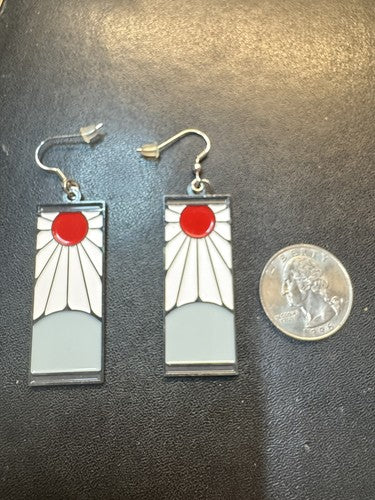 Demon Slayer Kimetsu No Yaiba Tanjiro Hanafuda Earrings