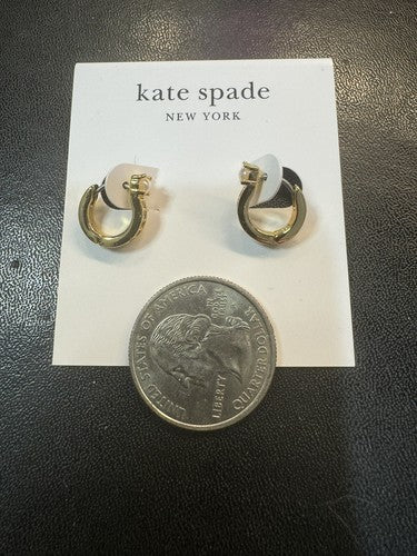 Kate Spade | New York “Precious Delight” Earrings - Pearl Crystal Gold Tone $58