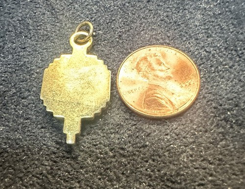 South Bend Central High School Pendant Charm Key Gold Tone I Will Keep Faith