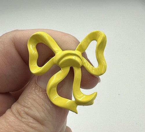 Yellow Ribbon Support the Troops Vintage Lapel Pin New Old Stock NOS