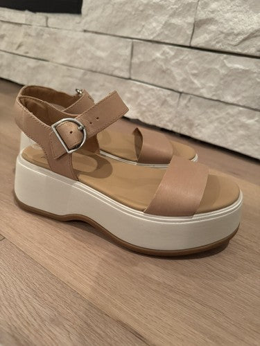 Sorel 2069731 Beige Day Spring Ankle Strap Sandal Women’s Size 6