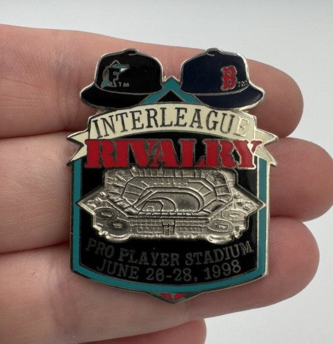 Florida Marlins vs Boston Red Sox 1998 Interleague Rivalry Ltd Ed. Pin