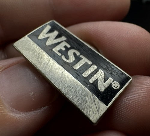 WESTIN HOTEL RESORT SILVER ENAMEL LAPEL PIN
