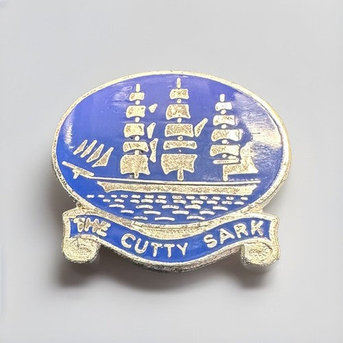 The Cutty Sark Enamel Lapel Badge Lapel Stud Pin Sailing Ship Boat Merchant Navy