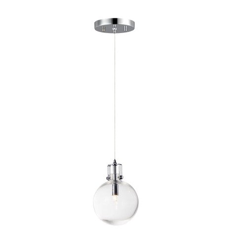ET2 Lighting Kem 1-Light Pendant, 8.75' Polished Chrome - E24302-18PC